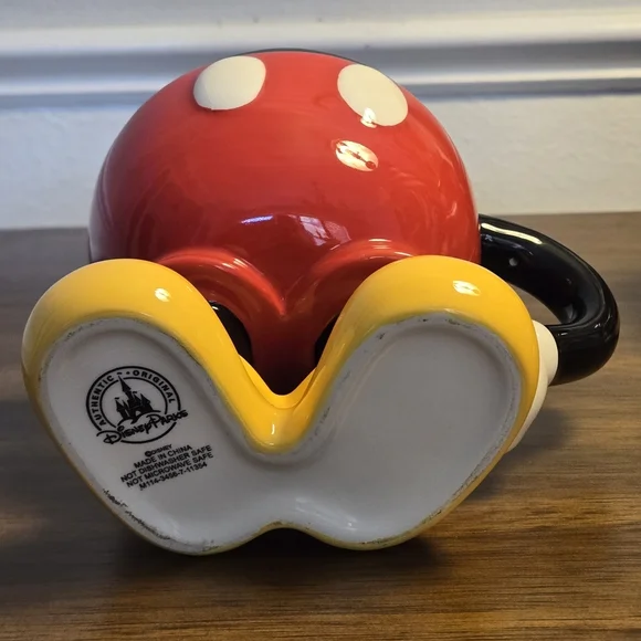 DISNEY PARKS Mickey and Minnie Mouse HALF BODY MUGS Authentic Original Set (2) - Picture 8 of 15